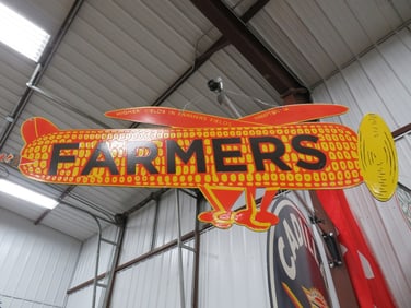Farmer'S Airplane Die-Cut Sign