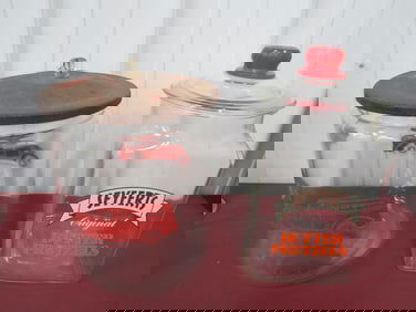 (2) Store Jars (Seyfert's & Gordon's)