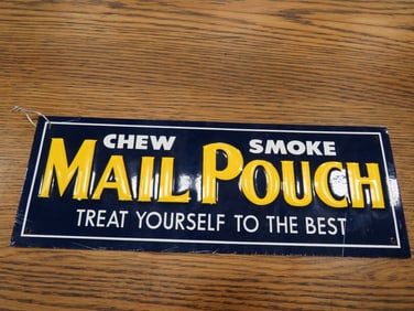 NOS Mailpouch Embossed Sign