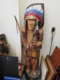 Wooden Cigar Store Indian