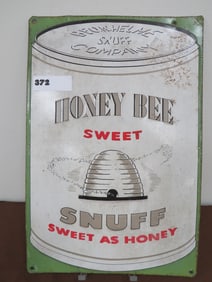 Honey Bee Snuff Sign