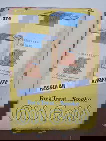 1954 Old Grid Cigarettes Sign