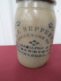 T. F. Reppert Stoneware Jug