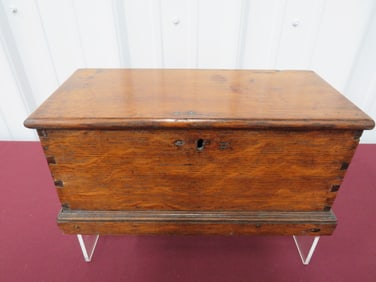 Early Walnut Document Dovetailed Box
