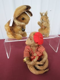 3-Steiff Animals