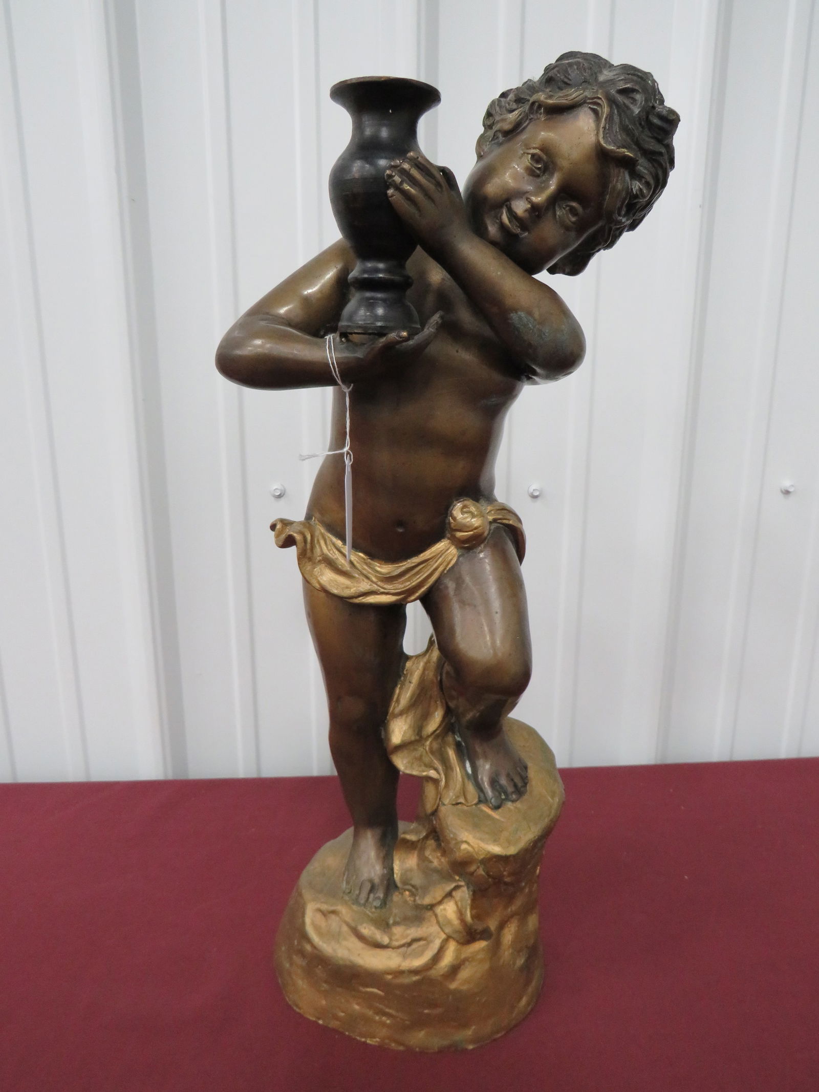 Bronze Cherub Statue (1 of 7)