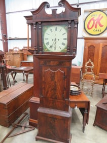 Mahog. English Tall Case Clock