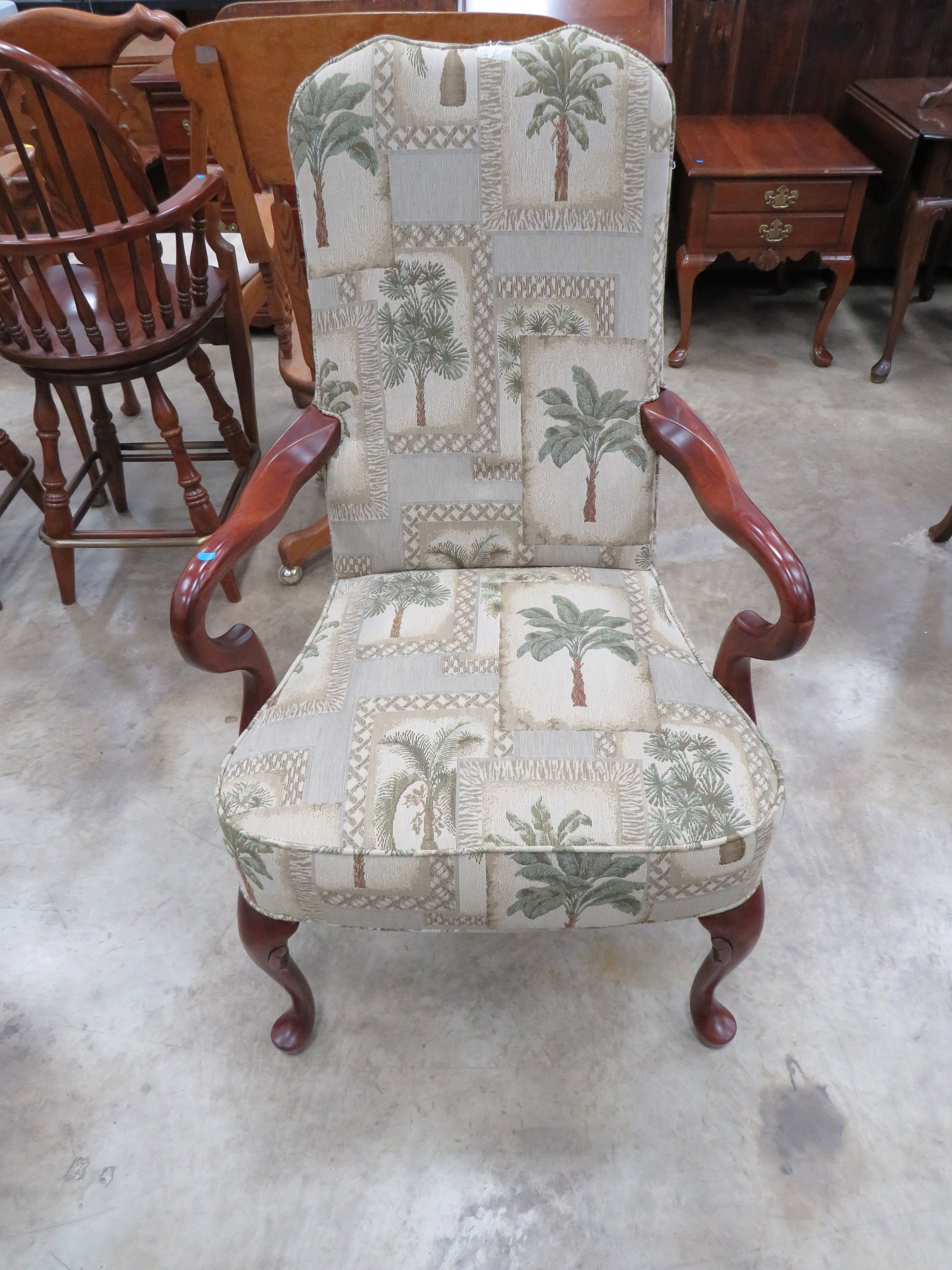 Queen Anne Arm Chair: A great Addition to anyone's collection.
