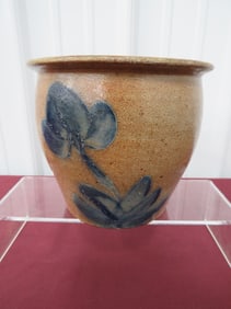 Stoneware Cream Jar