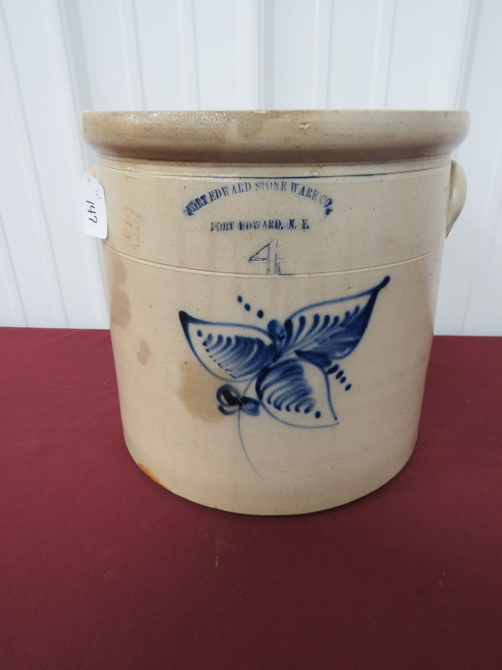 Ft. Edward Stoneware Crock (1 of 8)