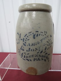 Hamilton & Jones Stoneware Jar
