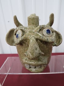 Devil Face Jug by Jerry Brown