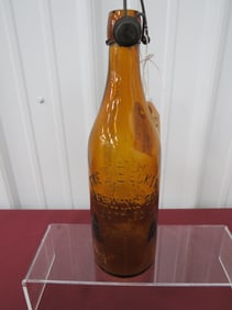 E. Becker Brewing Co. Amber Beer Bottle