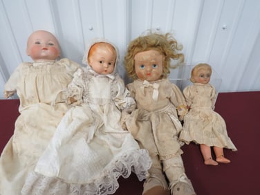 4-Porcelain & Composite Dolls