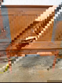 2 pc Walnut Plantation Desk