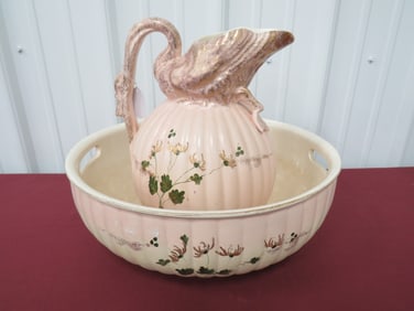 Victorian Pitcher & Bowl