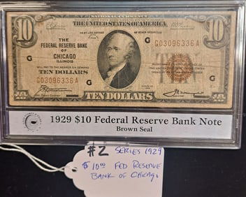 $10 Federal Reserve Bank Note - Chicago
