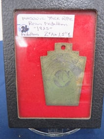 1835 Masonic York Rite Ream Invitation