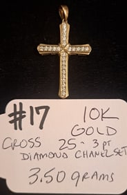 10K Gold Cross