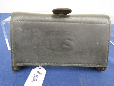 Civil War Leather Ammo Pouches