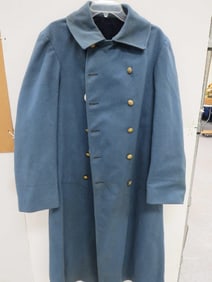 Civil War Blue Frock Coat - Sleeve Overcoat