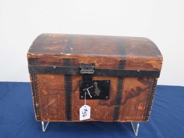 Civil War Small Trunk with Tray