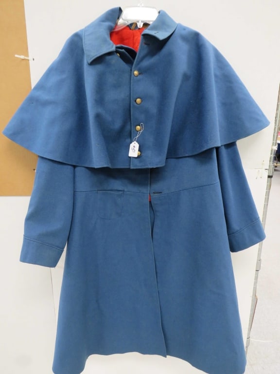 Blue Frock Civil War Coat with Cape (1 of 6)