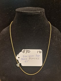 14K Rope Braid Necklace
