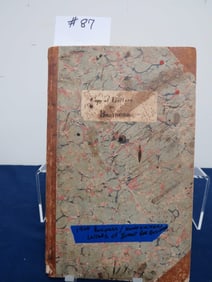 1848 Letters on Business Ledger, Clarksburg, KY