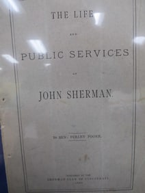 1880 Life of Public Servant John Sherman