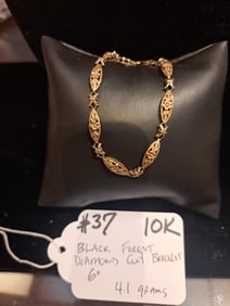 Black Forest Diamond Cut Bracelet