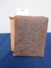 Cabinet Card Photo Album with Tintypes