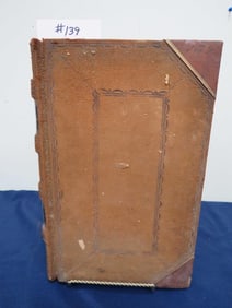 Leather Bound Journal 1855 - Kentucky