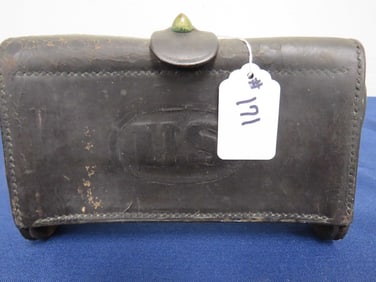 Leather Ammo Pouch - Civil War