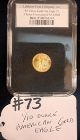.10oz American Gold Eagle