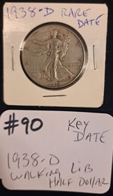 1938-D Walking Liberty Half Dollar