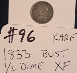 1833 Bust Half Dime