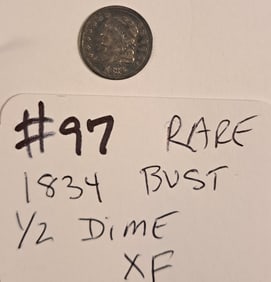 1834 Bust Half Dime