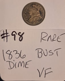 1836 Bust Dime