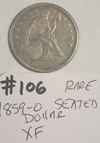 1859-O Seated Dollar