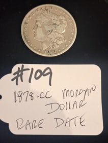 1878-CC Morgan Dollar