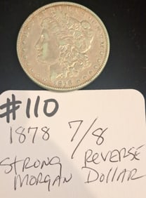 1878 7/8 Reverse Morgan Dollar