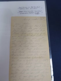 Civil War Letter – Sherman Took Columbia