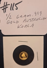 1/2 Gram Gold Kangaroo