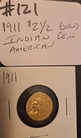 1911 $2.50 Indian American