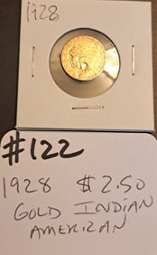 1928 $2.50 Indian American