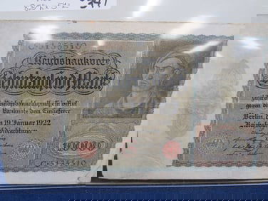 10000 Mark Reichsbank Note (1922)