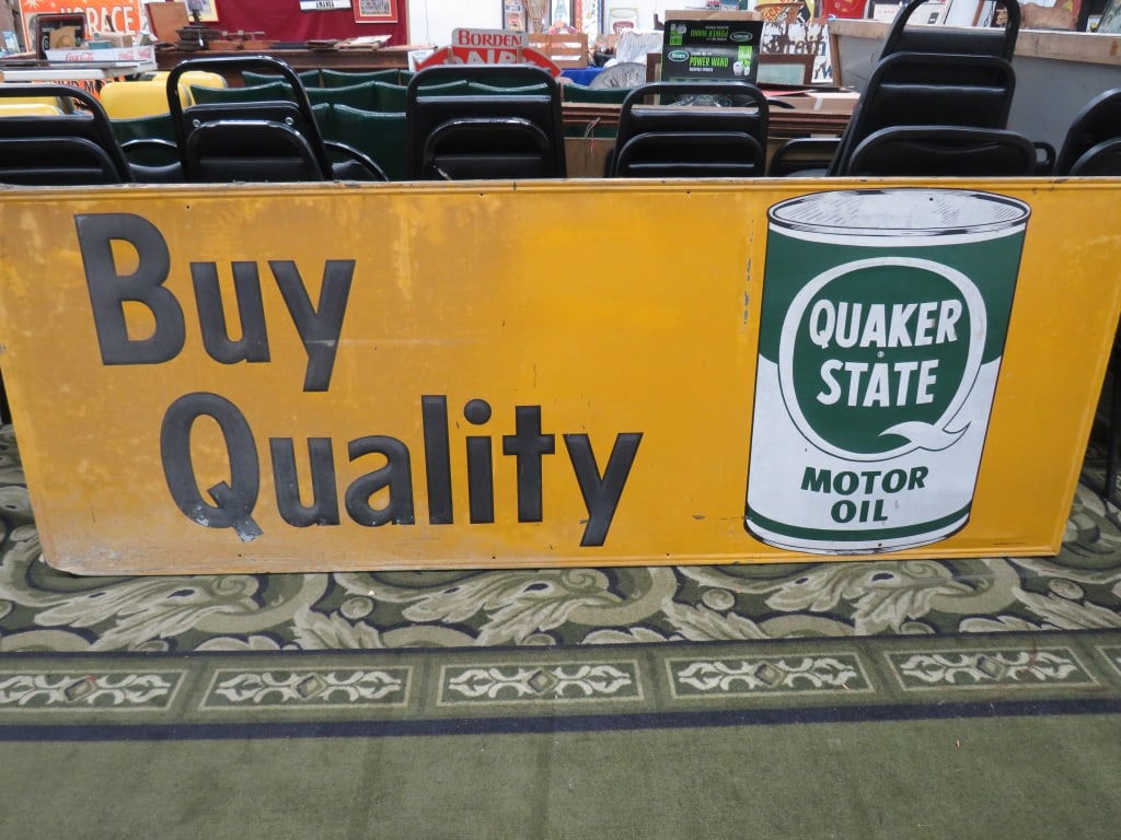 Quaker State'Buy Quality' Sign