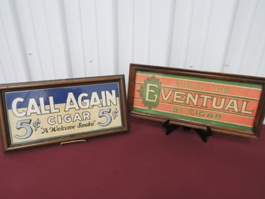 2-Framed Cigar Signs