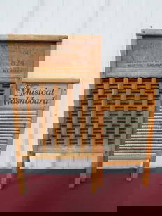 2-Wooden Washboards National Washboard Co.: A great piece to add to any collection